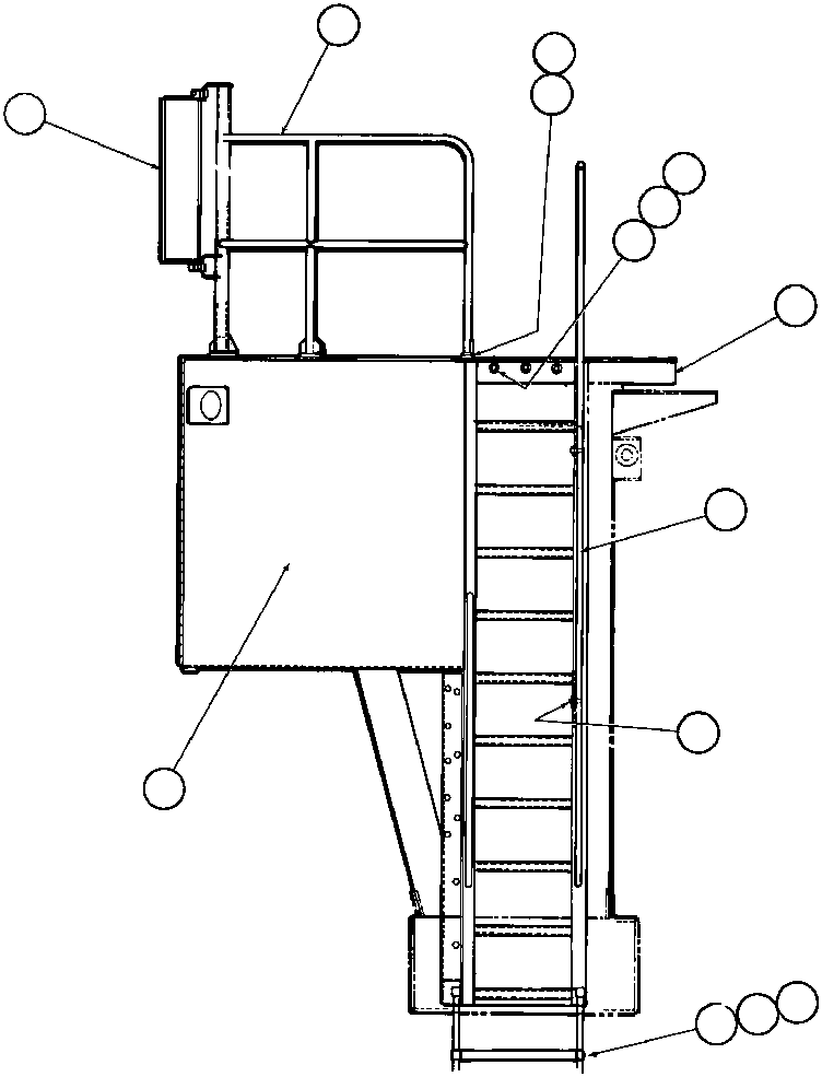 COVER - RIGHT YA1746 KOMATSU