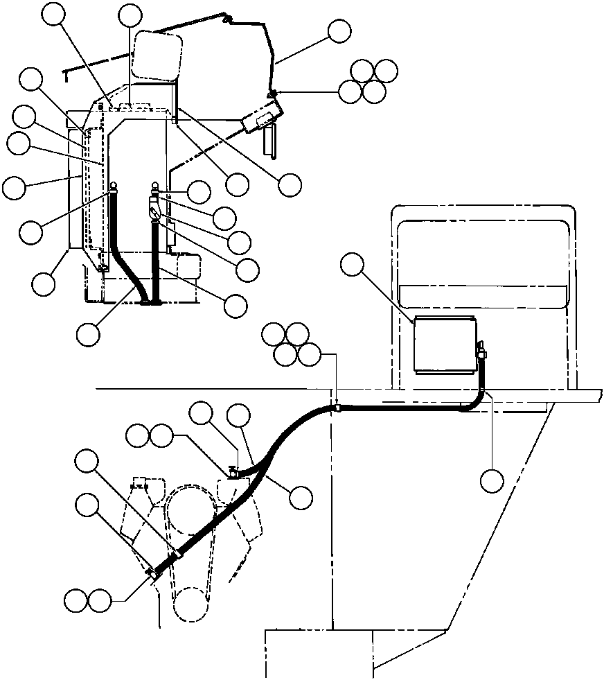 MOUNT, HEATER YA1129 KOMATSU