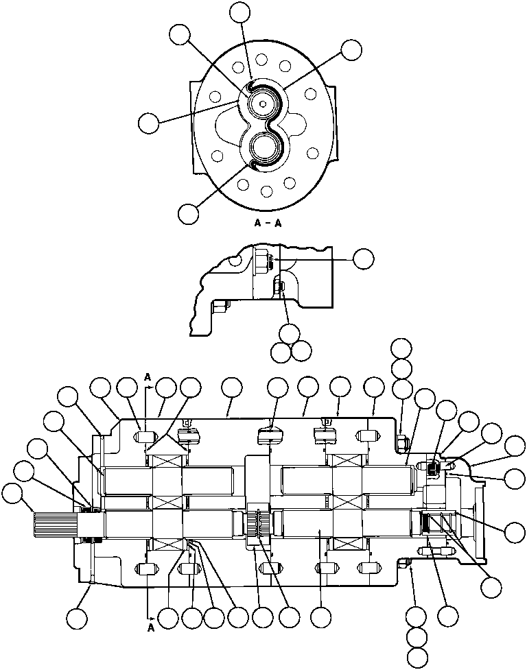 Шестерня ведущая VE3577 KOMATSU
