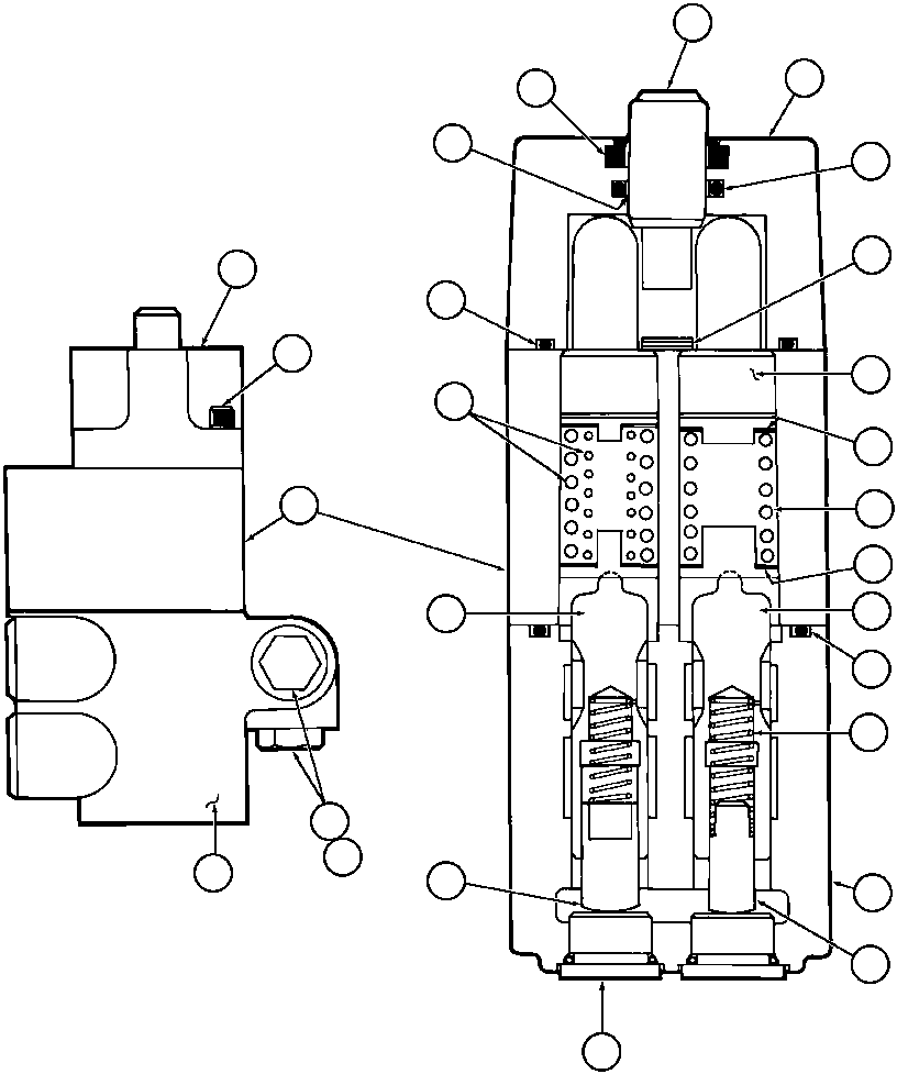 Опорное кольцо VE5259 KOMATSU