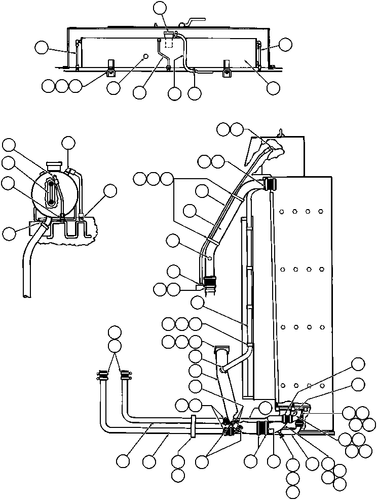 CAP, RADIATOR PB6860 KOMATSU