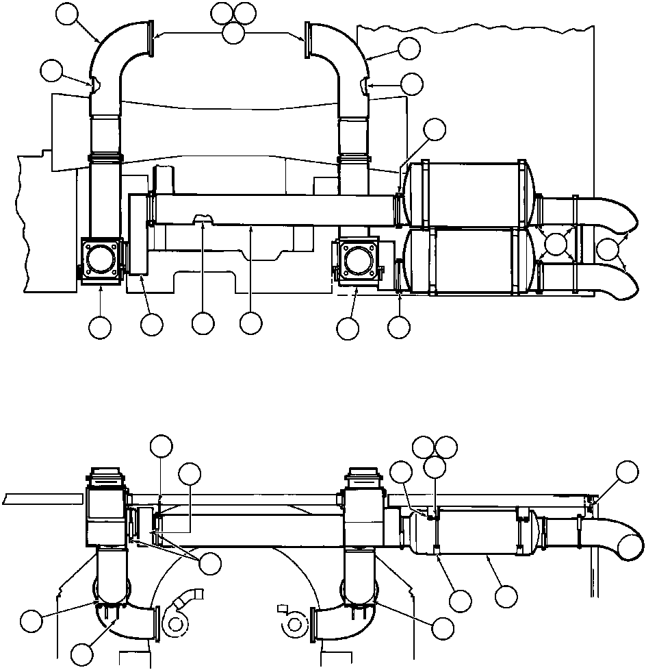 BOX STRUCTURE, EXHAUST EB0175 KOMATSU