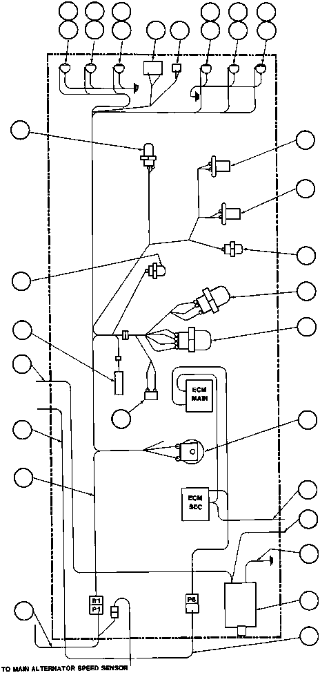 HARNESS, EXTERNAL ENGINE TZ5761 KOMATSU