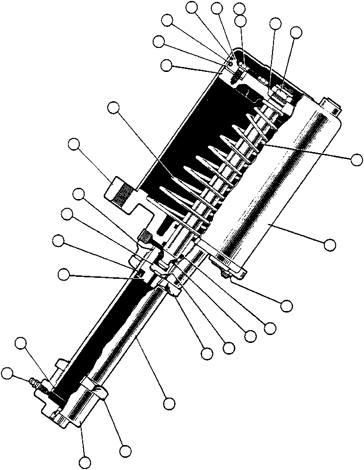 PISTON, HYDRAULIC (1) VS2644 KOMATSU