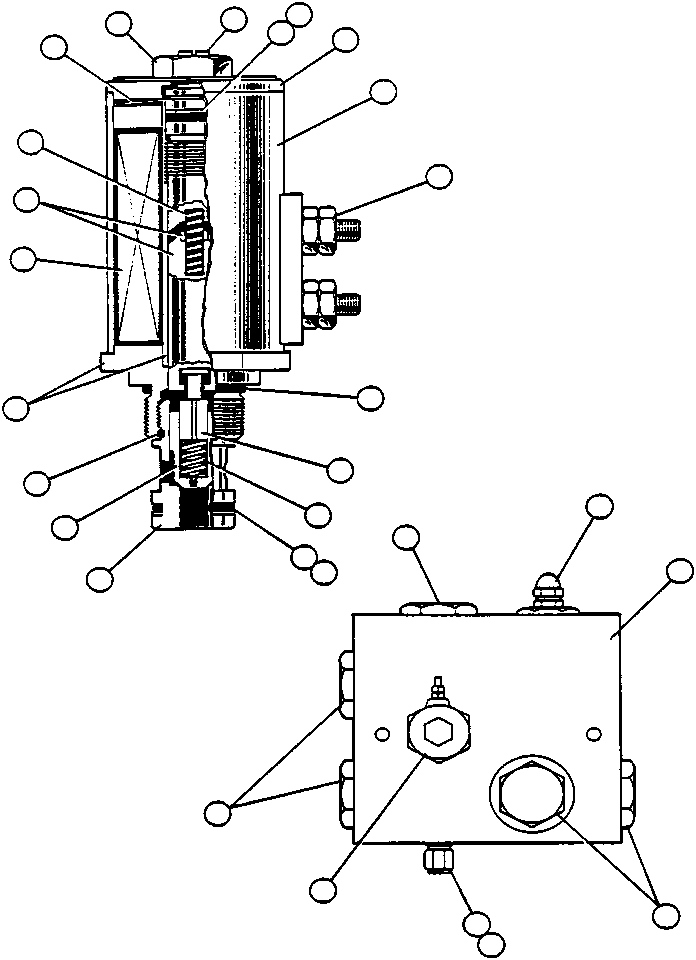 MANIFOLD VALVE ASSEMBLY FA9759 KOMATSU