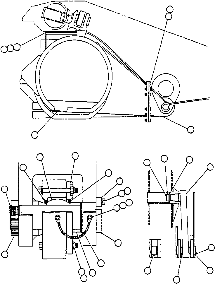 PAD, RUBBER BODY VM5106 KOMATSU