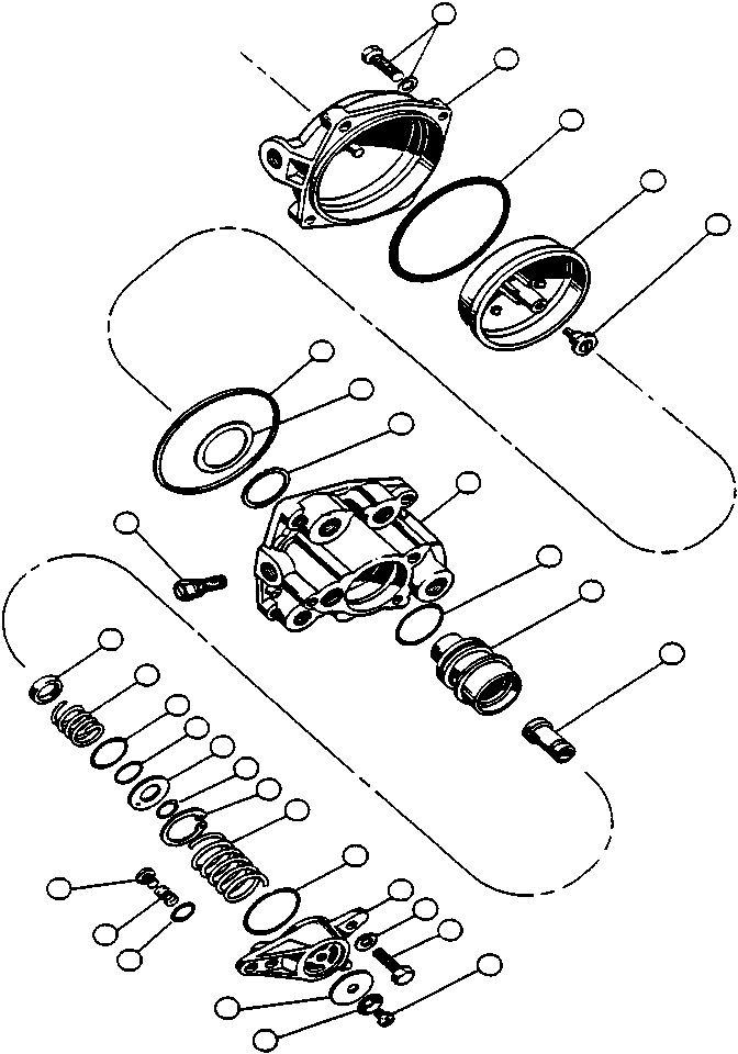 Уплотнительное кольцо (1)/(2) TH3889 KOMATSU