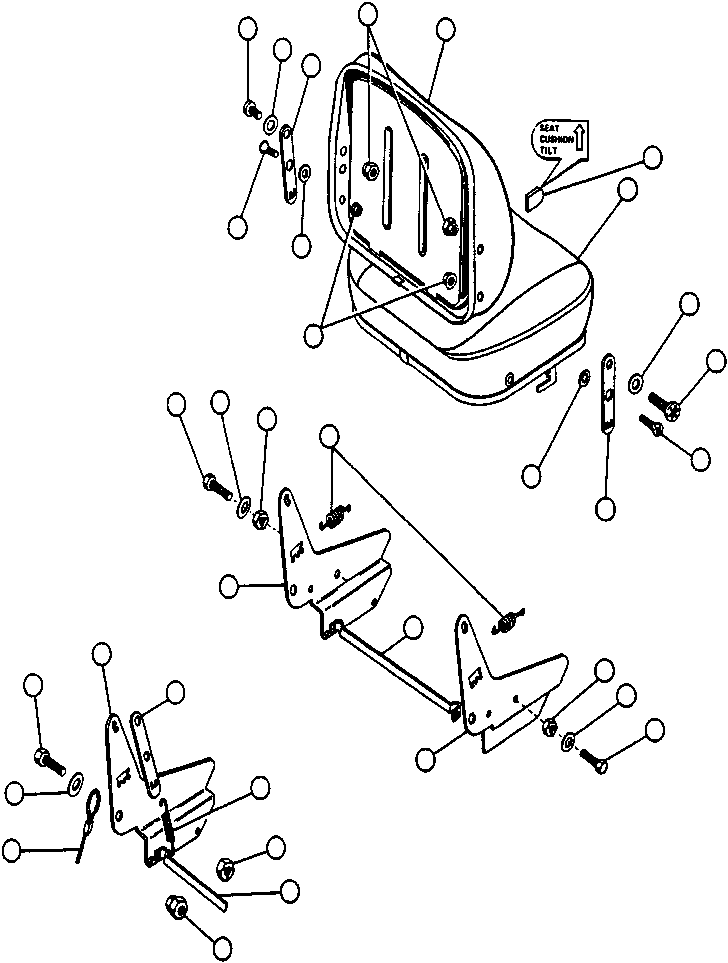 CUSHION, BACK REST VS6534 KOMATSU