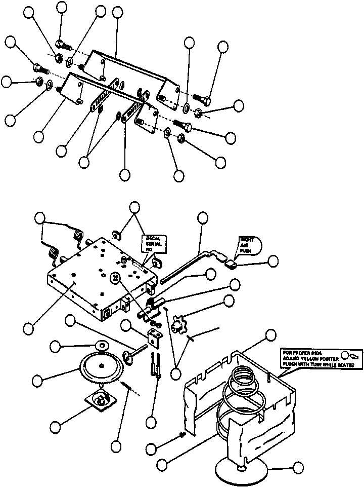 SEAT ADJUSTER ASSM (1) VS6773 KOMATSU