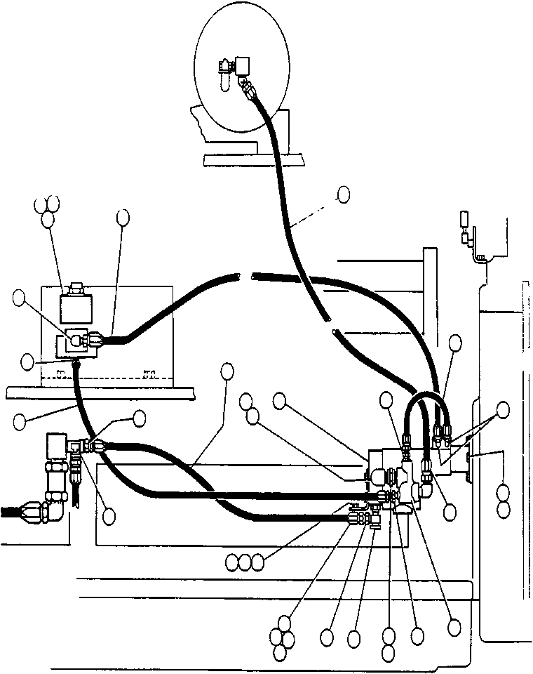 Шланг HA2876 KOMATSU