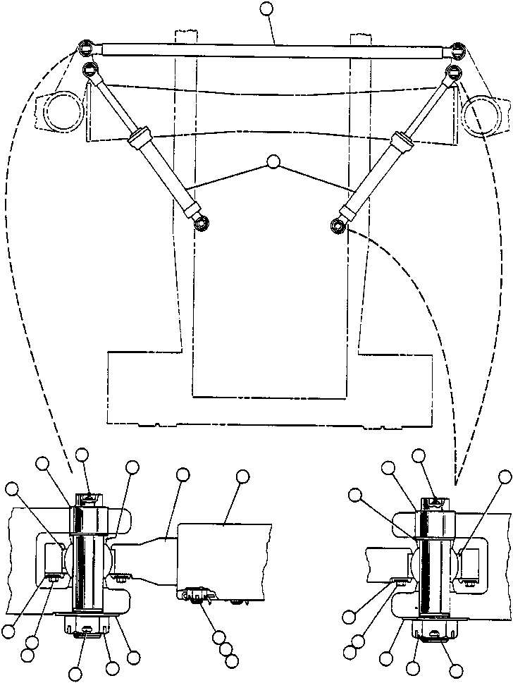 TIE ROD ASSEMBLY FA7839 KOMATSU