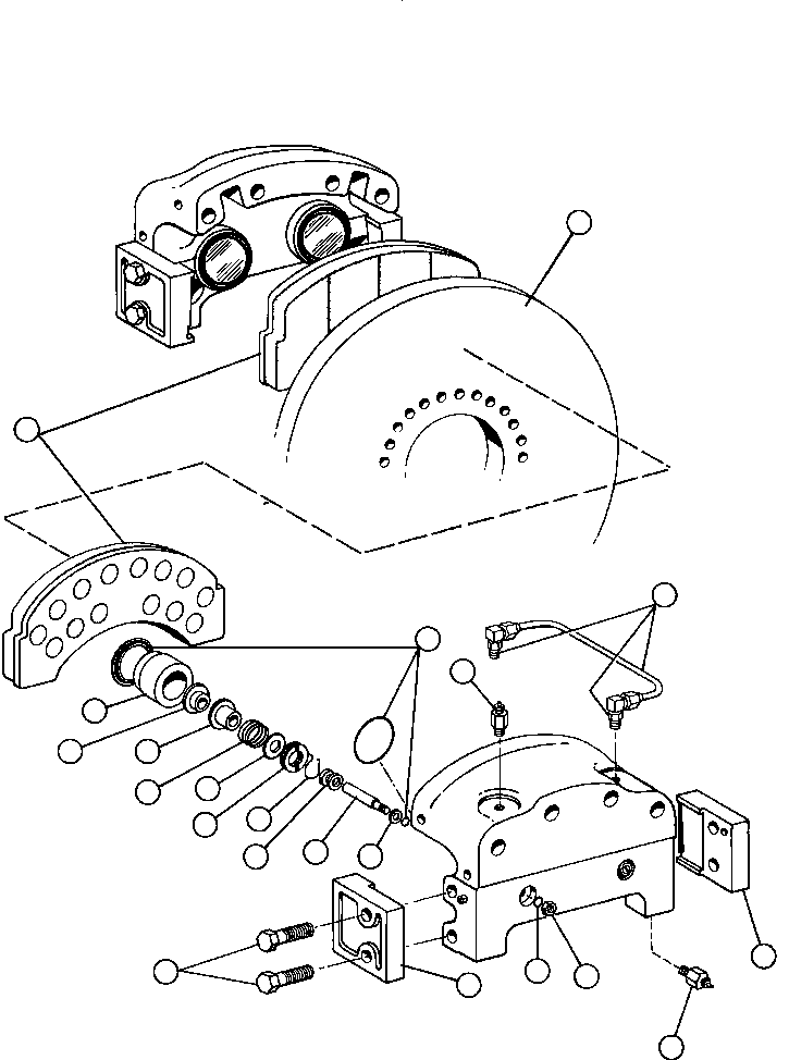 PLATE, RETAINER (BRAKE FLUID) VE3331 KOMATSU