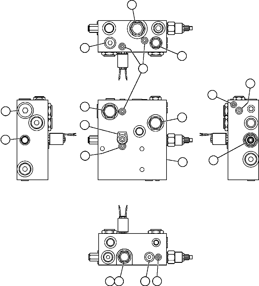 RELIEF VALVE ASSEMBLY BP5915 KOMATSU
