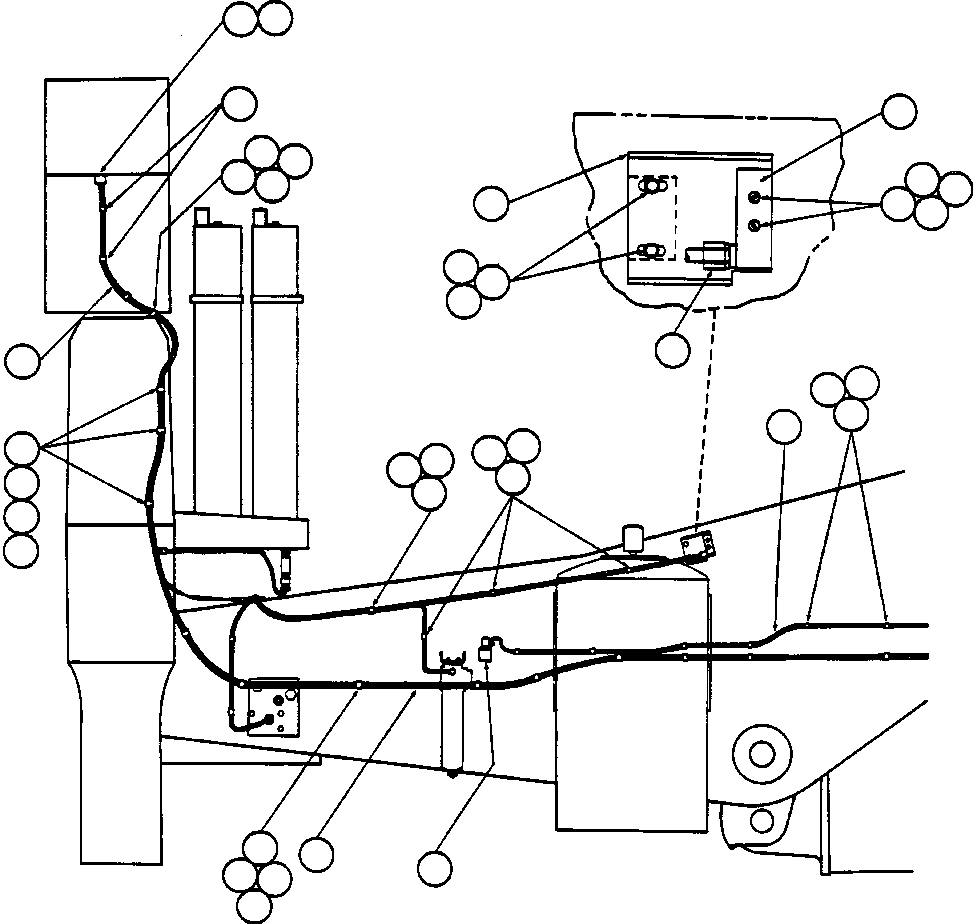 HARNESS (HOIST LIMIT SOLENOID TO HOIST TZ5182 KOMATSU
