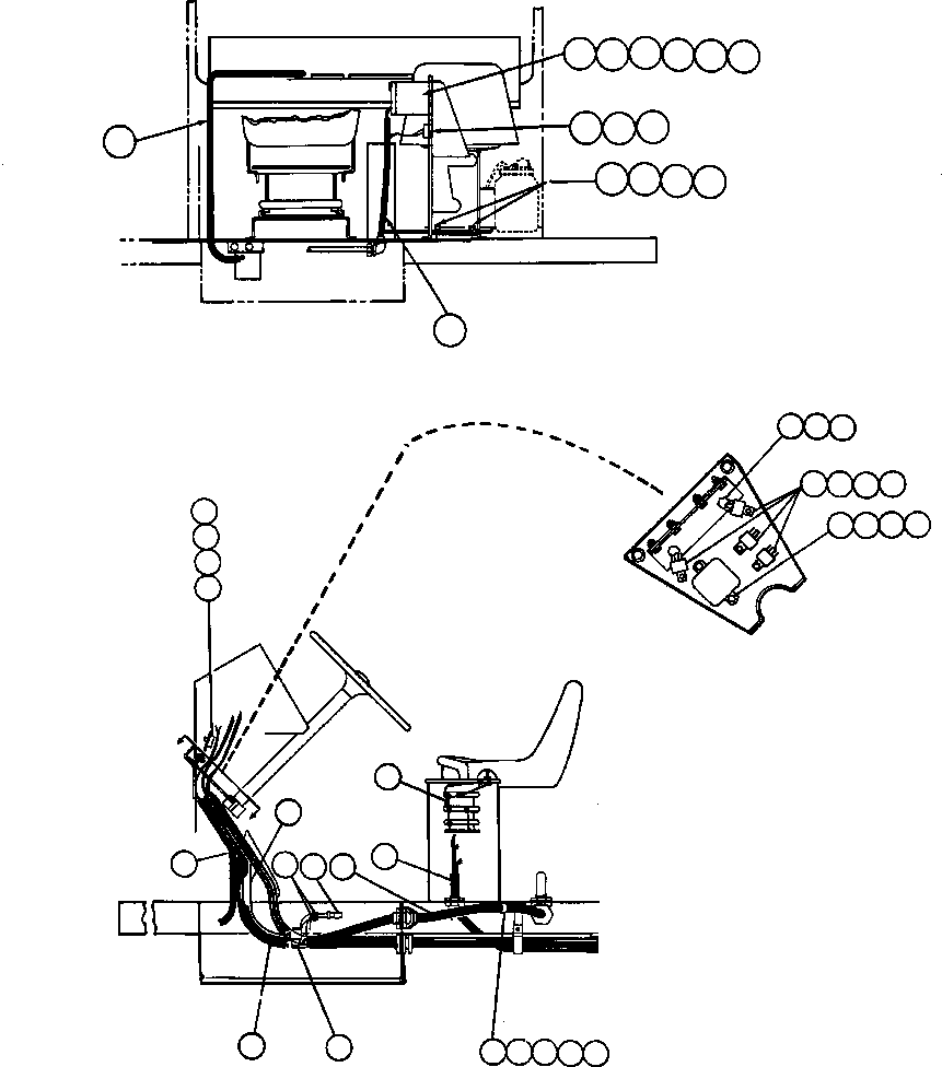 Провод TX3084 KOMATSU