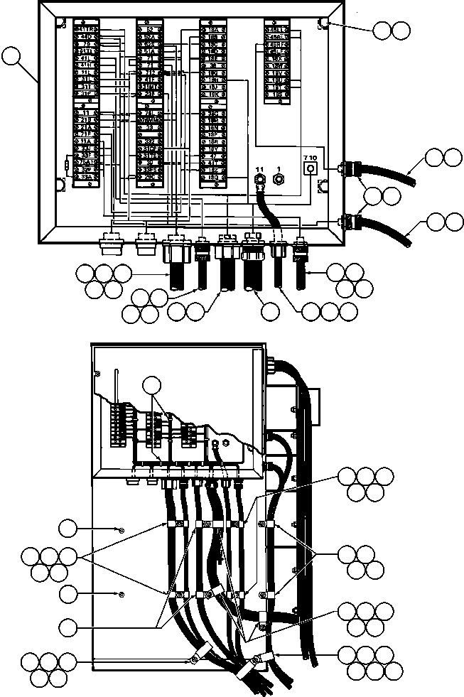 HARNESS - CONTROL CABINET TO JUNCTION BOX YA0368 KOMATSU