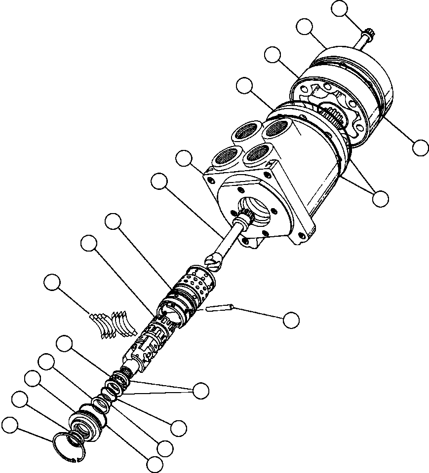 BEARING, THRUST (3) VS5250 KOMATSU