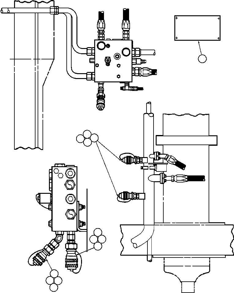 COUPLING, QUICK DISCONNECT - MALE PB4682 KOMATSU