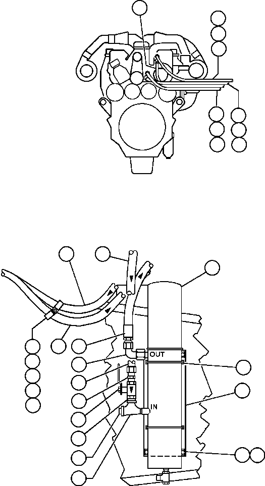 Шланг HA0620 KOMATSU