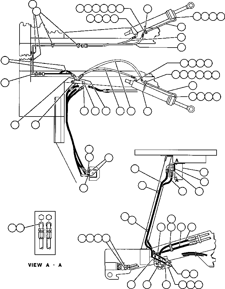 Монтажный кронштейн VW1306 KOMATSU