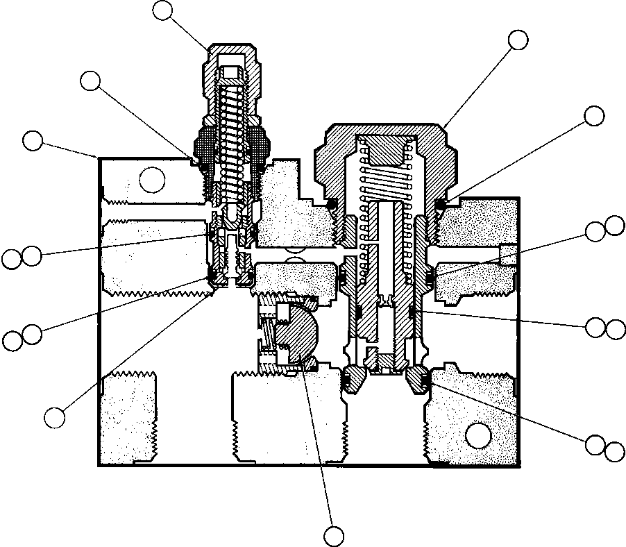 (2) INCLUDED IN RK0127 SEAL KIT. RK0127 KOMATSU