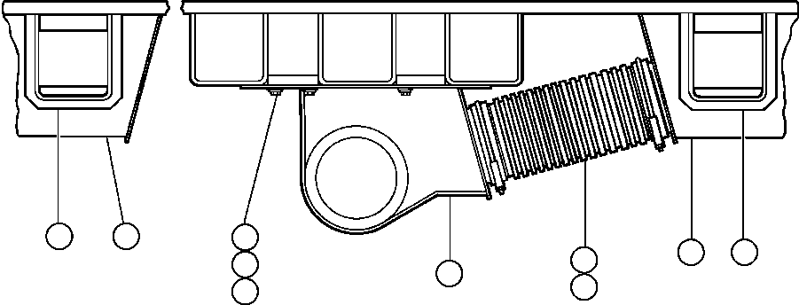 BOX, EXHAUST JG7992 KOMATSU