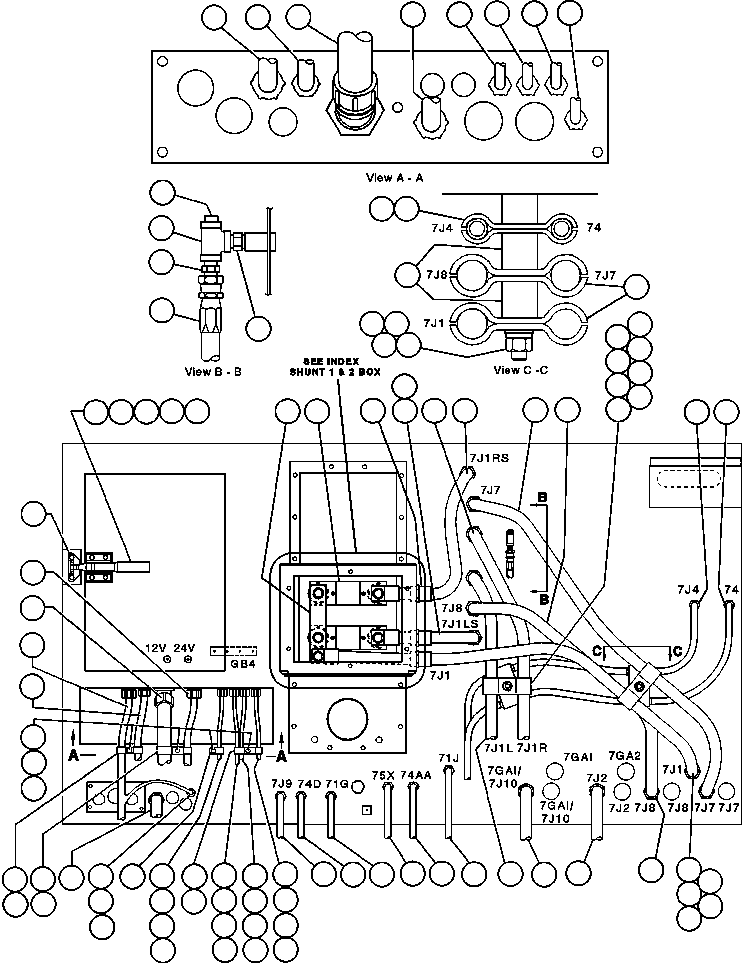 CABLE, HEADLIGHT ED0908 KOMATSU