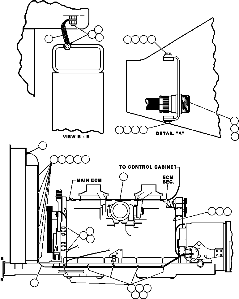 HARNESS, ENGINE YA2964 KOMATSU