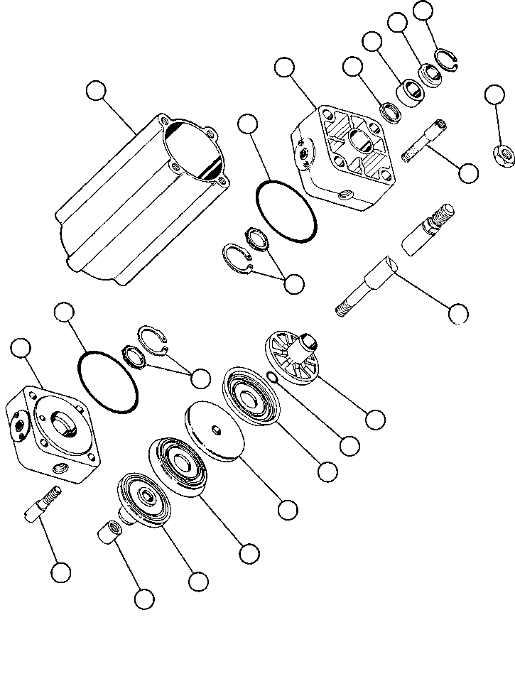 NOTE: (1) INCLUDED IN RK2001 MINOR REPAIR KIT. RK2001 KOMATSU