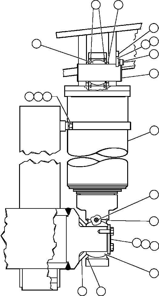 HOIST CYLINDER ASSEMBLY (2) (SEE FIG 20248) EL4844 KOMATSU
