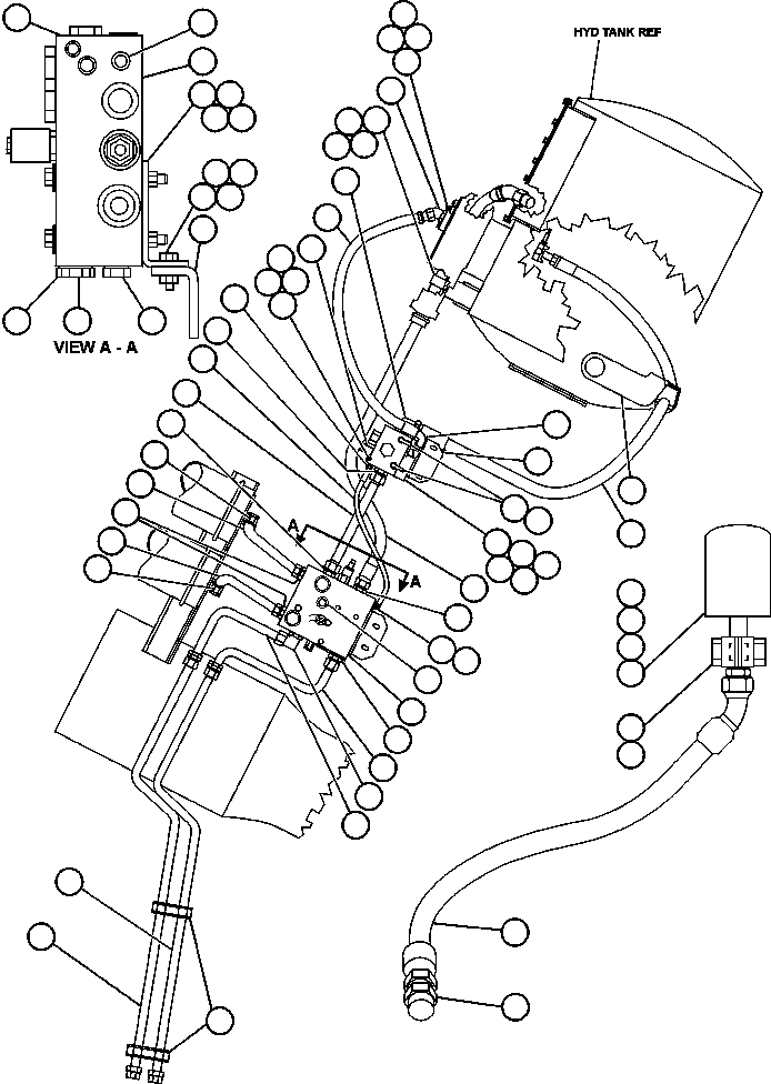Винт с головкой - 3/8" - 16NC X 6" C5755 KOMATSU