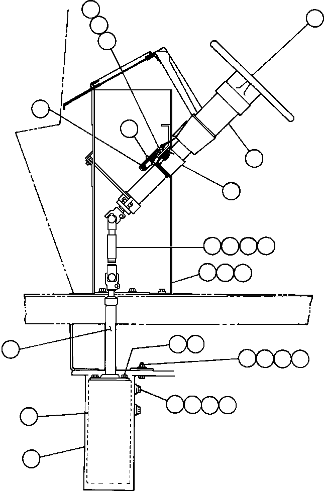STEERING COLUMN ASSEMBLY (SEE FIG 30302) EC9009 KOMATSU
