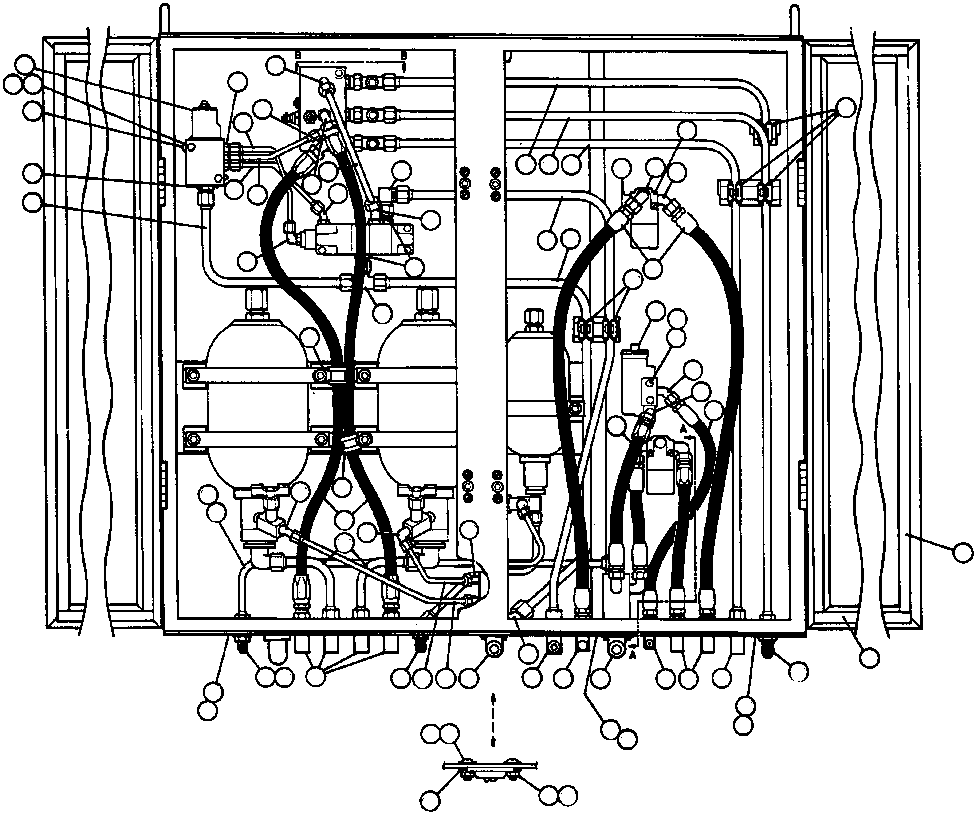 Переборочный фитинг - 90 DEGREES DA3620 KOMATSU