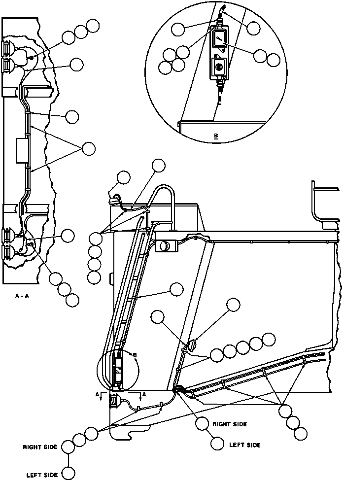 CABLE - HEADLIGHT - R.H. EB7089 KOMATSU