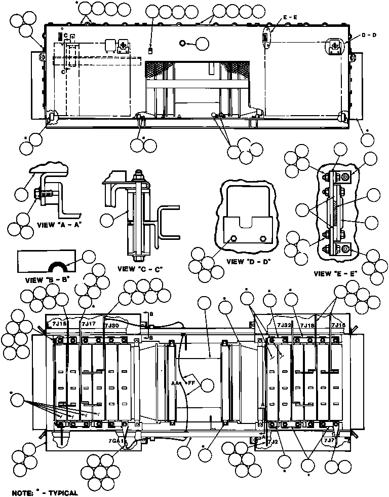 GRID, MOUNTING STR EB3273 KOMATSU