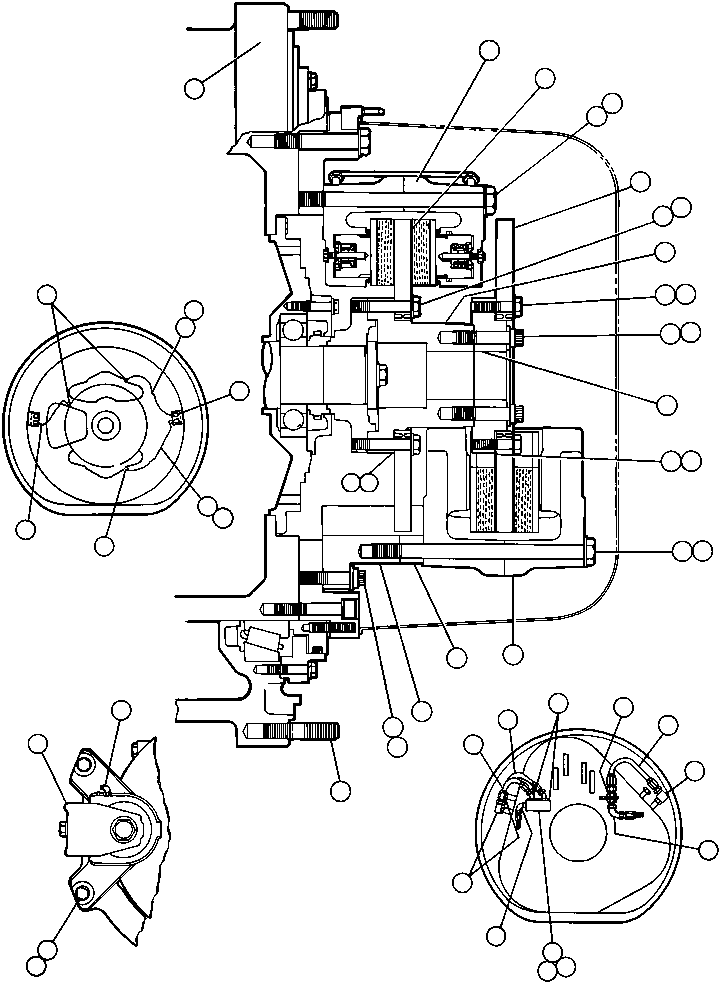 ADAPTOR, INBOARD DISC TN4603 KOMATSU