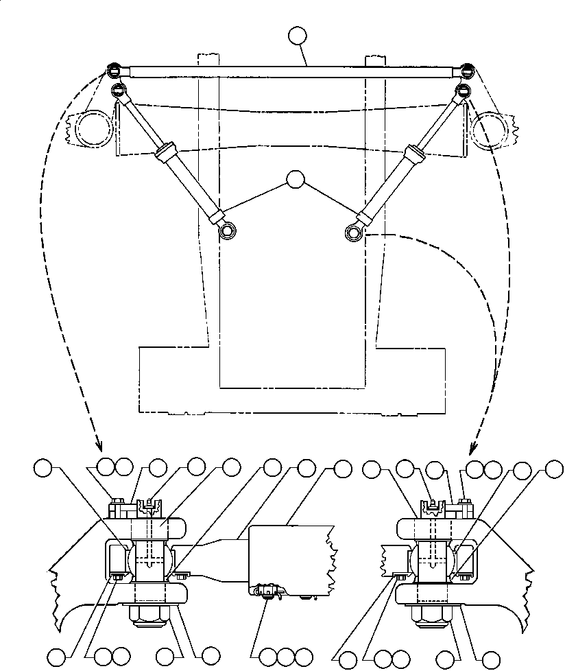 TIE ROD ASSEMBLY FB2741 KOMATSU
