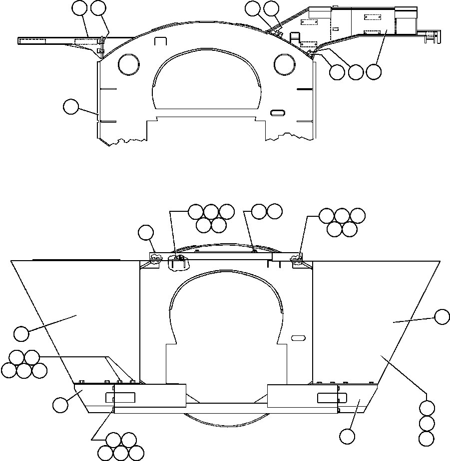 UPRIGHT - LEFT EJ2019 KOMATSU
