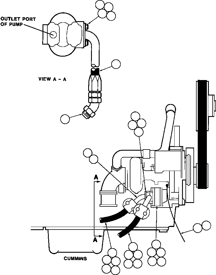 Угольник TW0279 KOMATSU