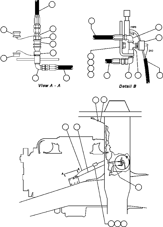 Шланг HA2571 KOMATSU