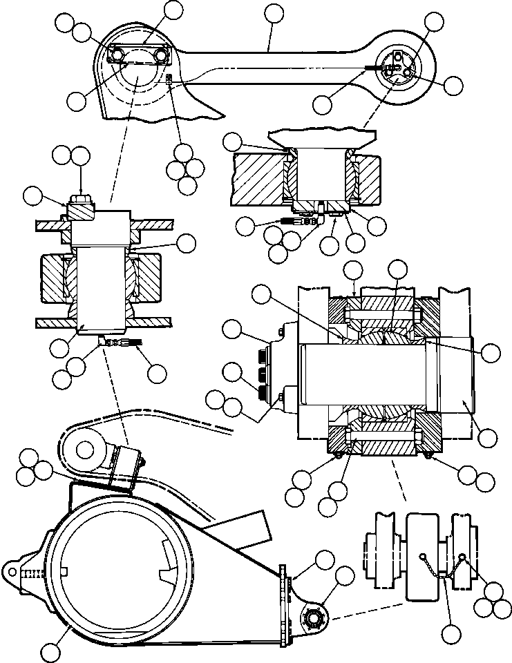HOUSING, AXLE EC7717 KOMATSU