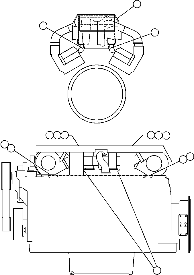 Капот ED8858 KOMATSU