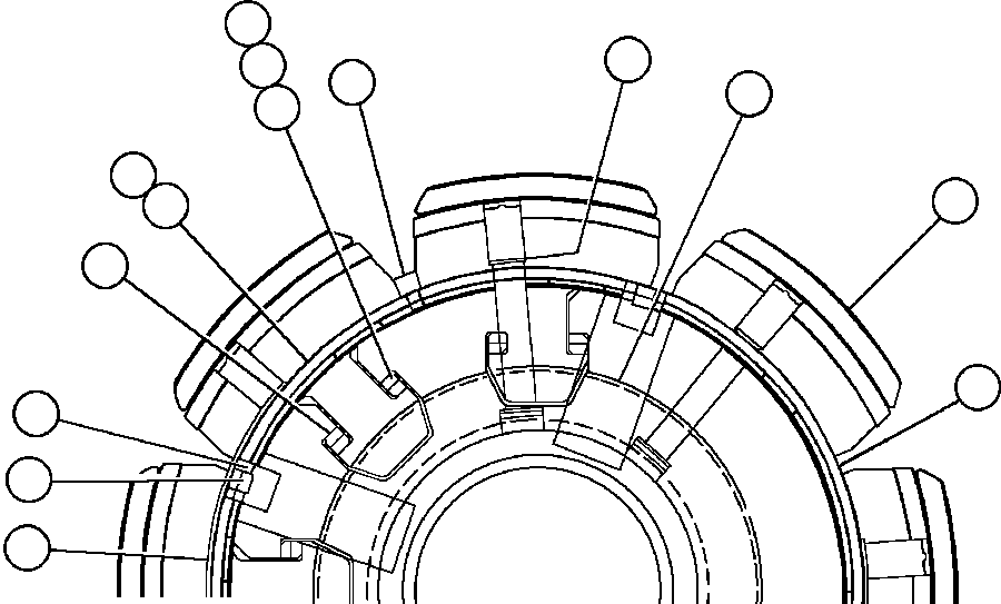FIELD COIL WITH POLE BF1479 KOMATSU