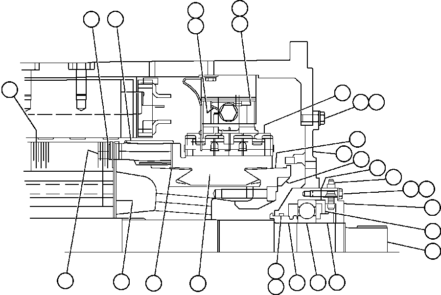 Шарикоподшипник VE4757 KOMATSU