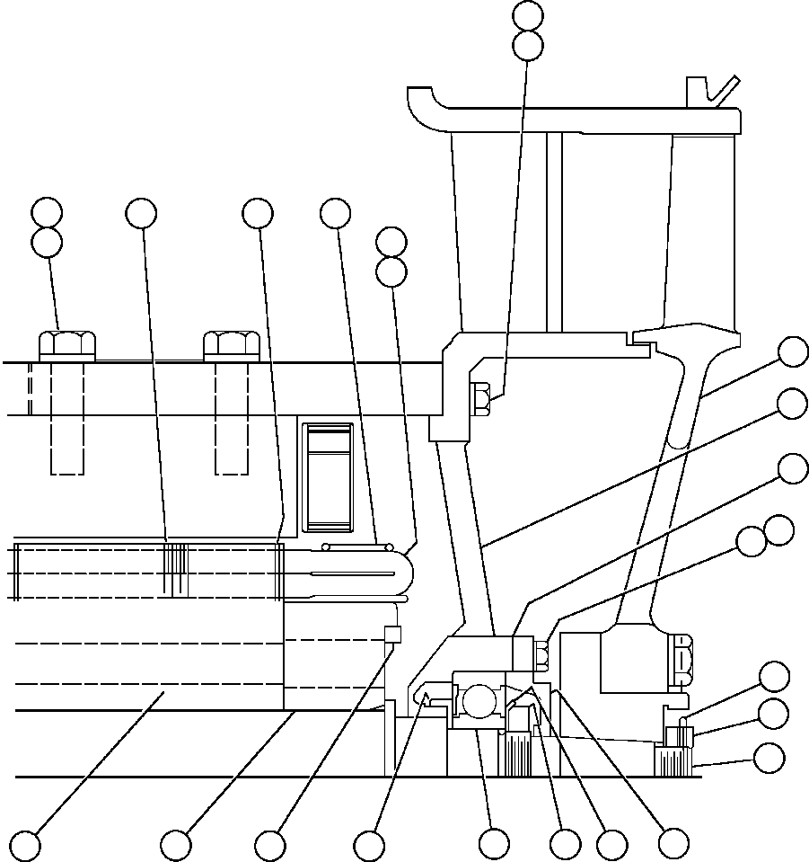 SHAFT (1) BF0997 KOMATSU