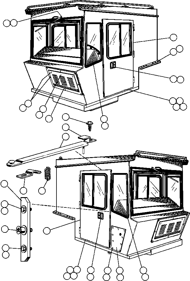 DOOR ASSM - R.H. (SEE FIG 35267) VE8630 KOMATSU