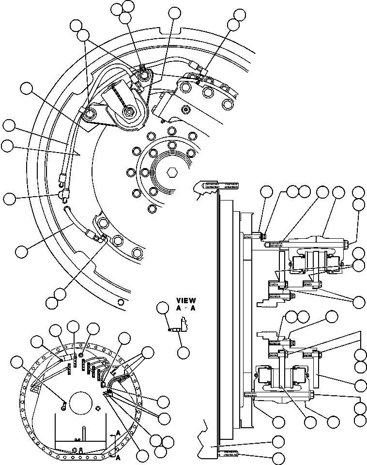 WHEEL, MOTORIZED (USED ON AFE46-AA) PB8785 KOMATSU