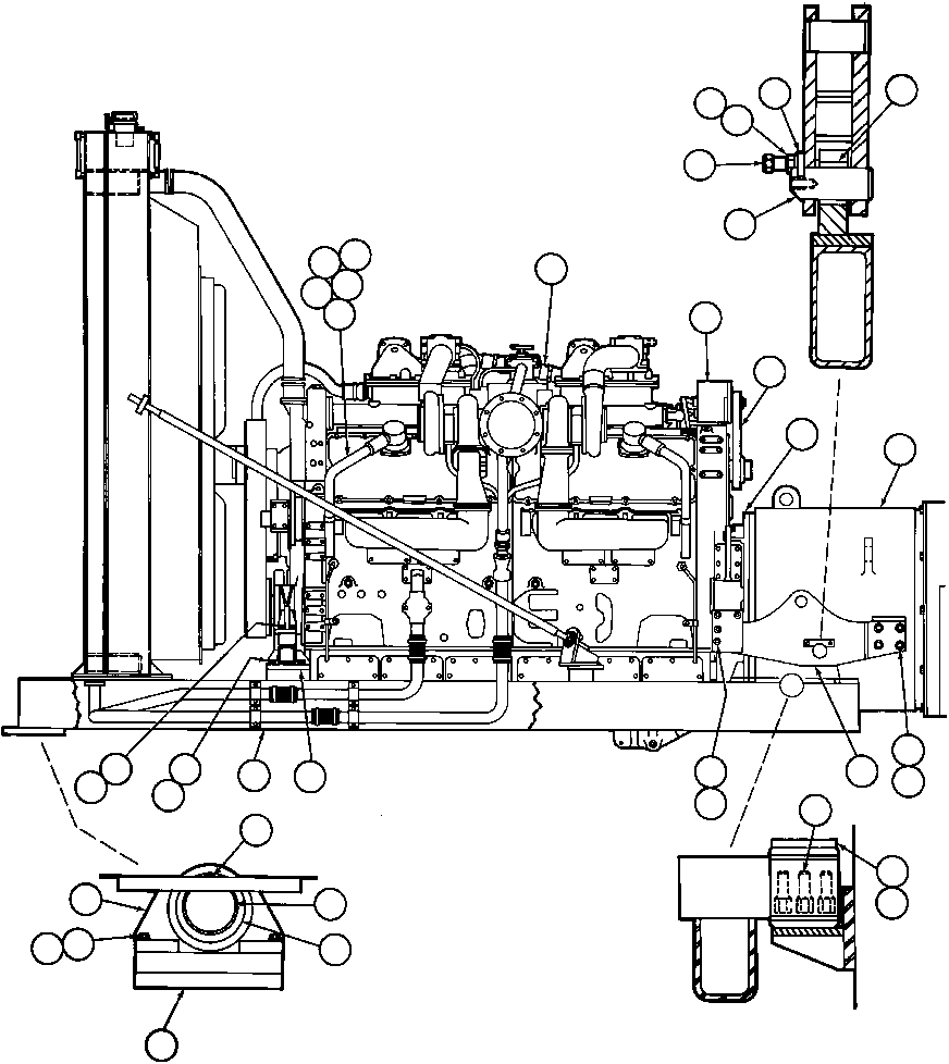 ALTERNATOR BLOWER ASSM PB7366 KOMATSU