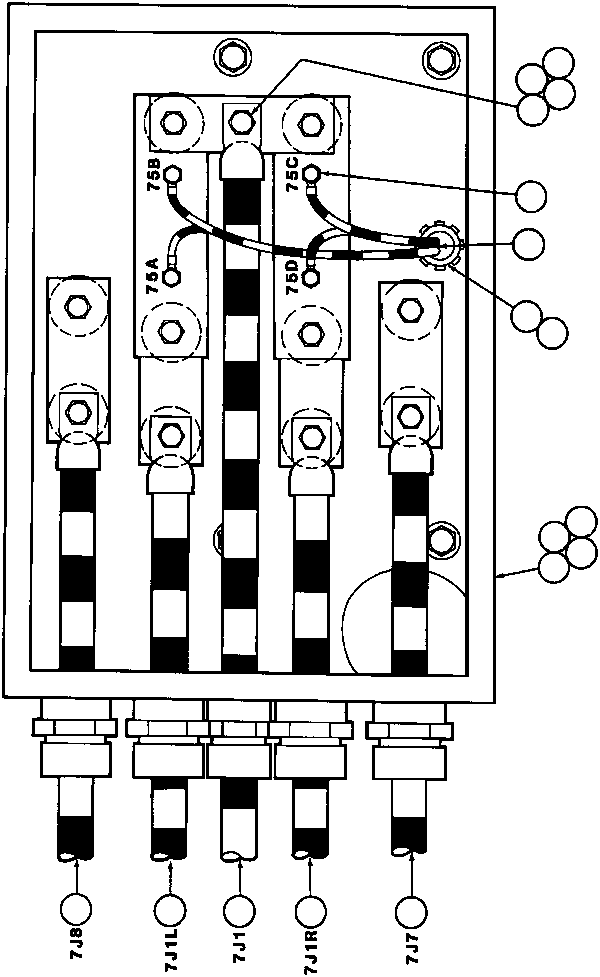 Кабель - 7J1L (LOAD TEST BOX TO L.H. WHEEL MOTOR) CH1097 KOMATSU