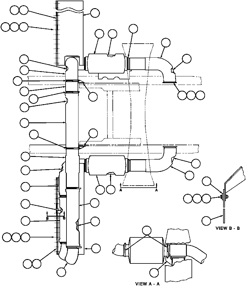 TUBE - R.H. EB2992 KOMATSU